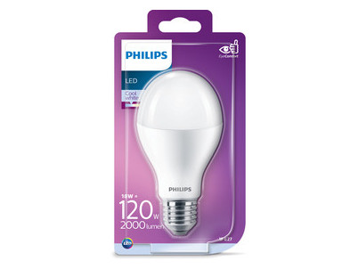 Philips LED žiarovka klasická A67 230V 18W E27 noDIM Matná 2000lm 4000K Plast A+ 15000h Blistr 1ks 929001313301