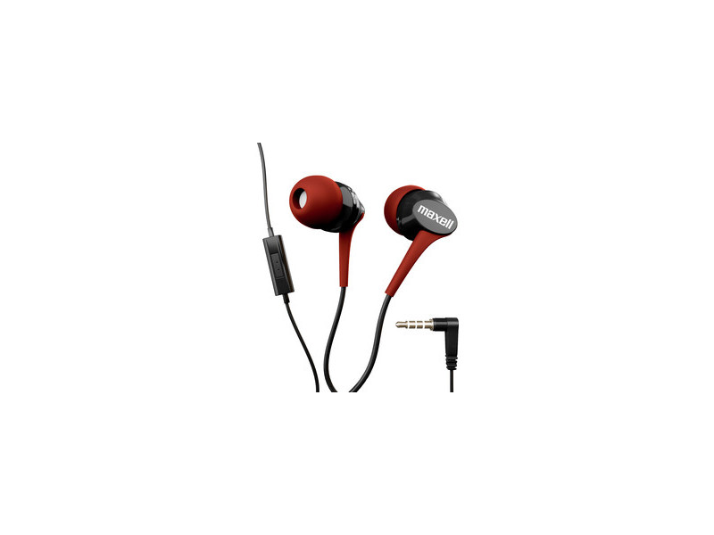 303994 FUSION EARPHONES ROSSO MAXELL