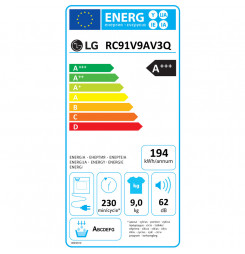 RC91V9AV3Q sušička bielizne LG