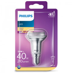 Philips LED žiarovka reflektorová R50 36° 230V 2,8W E14 noDIM 255lm 2700K A++ 15000h Blistr 1ks 929001891101