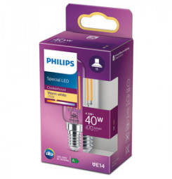 Philips 8718699783358 LED žiarovka 1x4,5W E14 470lm 2700K teplá biela, číra, do digestora