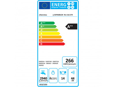 ESF9500LOX umývačka riadu ELECTROLUX