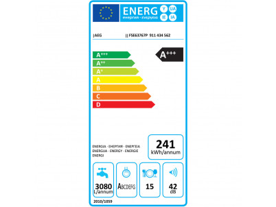 FSE63767P umývačka 60 cm vstavaná AEG