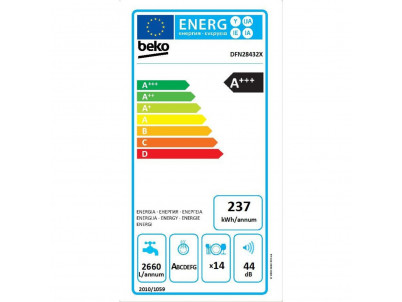 DFN 28432X umývačka 60cm BEKO