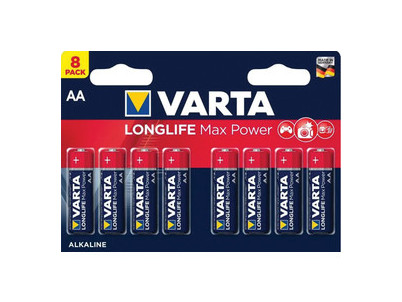 LR6 8BP AA Longlife Max Power VARTA