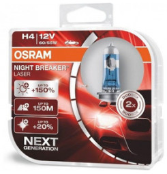 Osram Night Breaker Laser 64193NBL-HCB H4 P43t-38 12V 60/55W