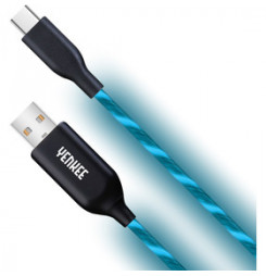 YCU 341 BE LED USB C kabel / 1m YENKEE