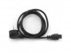 Nabíjecí kabel AVACOM L-E pro notebookové zdroje trojpinové trojlístek dlouhý 1,8m