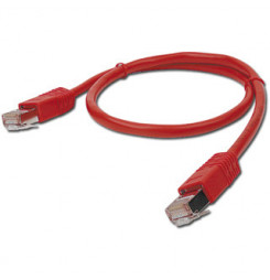 Gembird PP12-5M/R patch RJ45, cat. 5e, UTP, 5m, červený