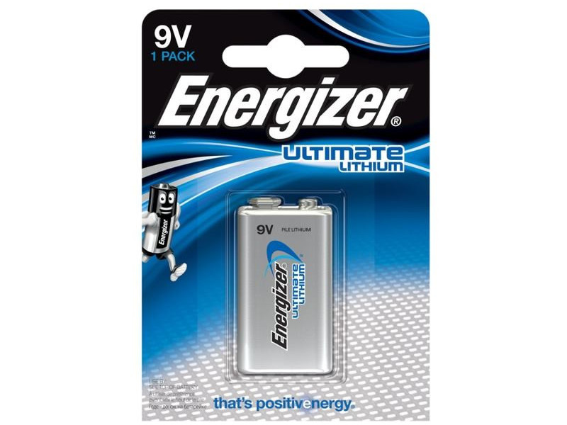 ENERGIZER Ultimate Lithium, Batéria,9V, 6LR61, 1ks