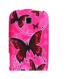 OEM Ochranný kryt pre Pink Butterfly na Samsung Ga