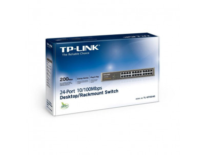 TP-Link TL-SF1024D Switch 24-Port/100Mbps/Rack