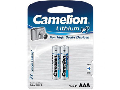 CAMELION LITHIUM AAA 2ks 19000203