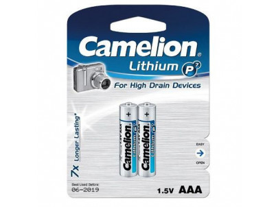 CAMELION LITHIUM AAA 2ks 19000203