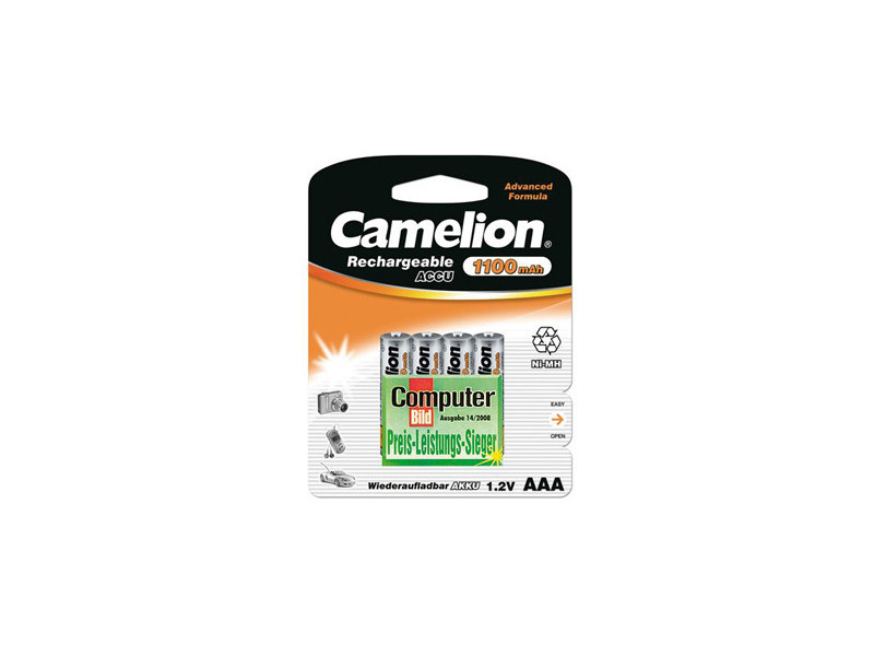 CAMELION Batérie nabíjateľné AAA 4ks NI-MH 1100mA