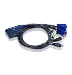 ATEN CS22U-A7 KVM prepínač pre 2PC/VGA/USB