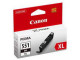 Cartridge CANON CLI-551BK XL back