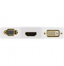 DELTACO Mini DisplayPort na HDMI/VGA/DVI