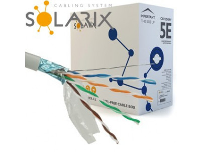 SOLARIX kábel FTP CAT5E PVC 305m/balenie