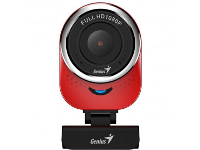 GENIUS QCam 6000, Webkamera FHD s mikrofónom red