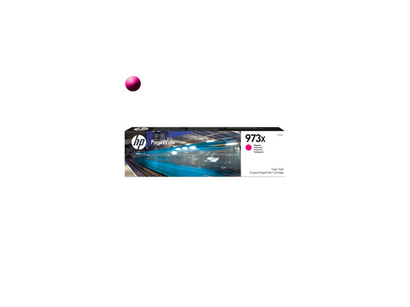 HP Cartridge PageWide F6T82AE 973X Magenta 7000str