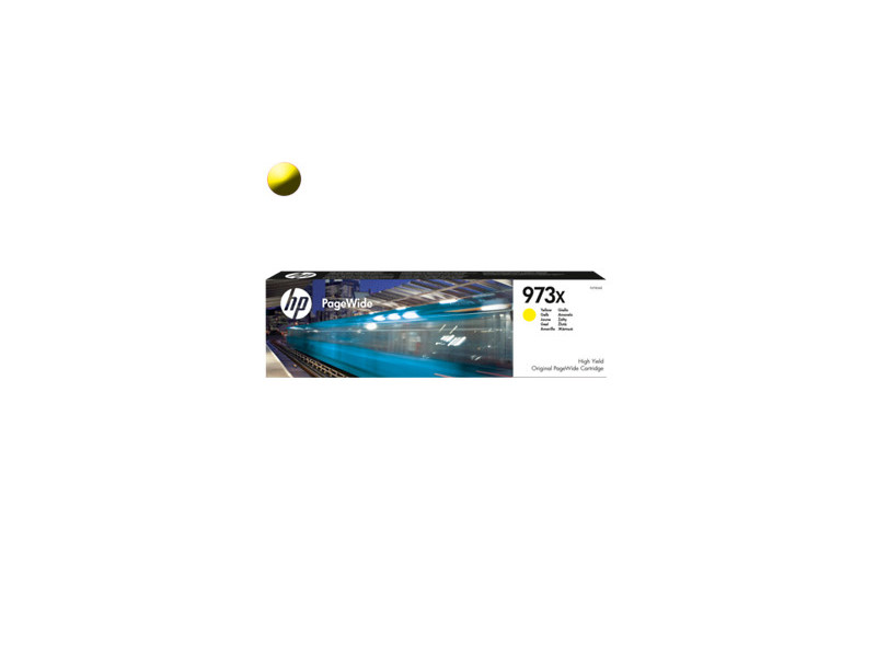 HP Cartridge PageWide F6T83AE 973X Yellow 7000str