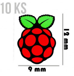 PIMORONI Samolepky malé 12x9 10ks pre Raspberry