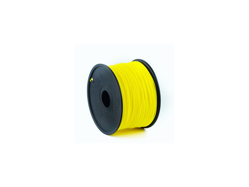 PLA plastic filament for 3D printers, 1.75 mm diameter, yellow (3DP-PLA1.75-01-Y)