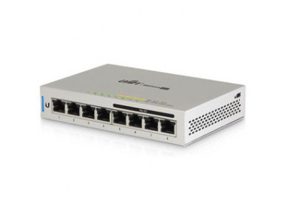 UBIQUITI US-8-60W 8-Port/1000Mbps/MAN/Rack/PoE