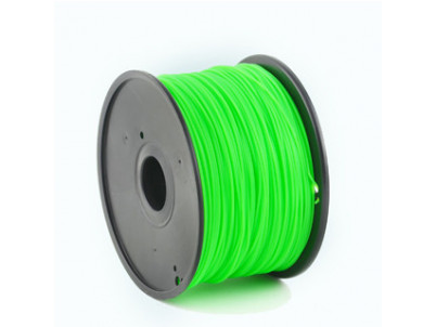 ABS plastic filament for 3D printers, 1.75 mm diameter, green (3DP-ABS1.75-01-G)