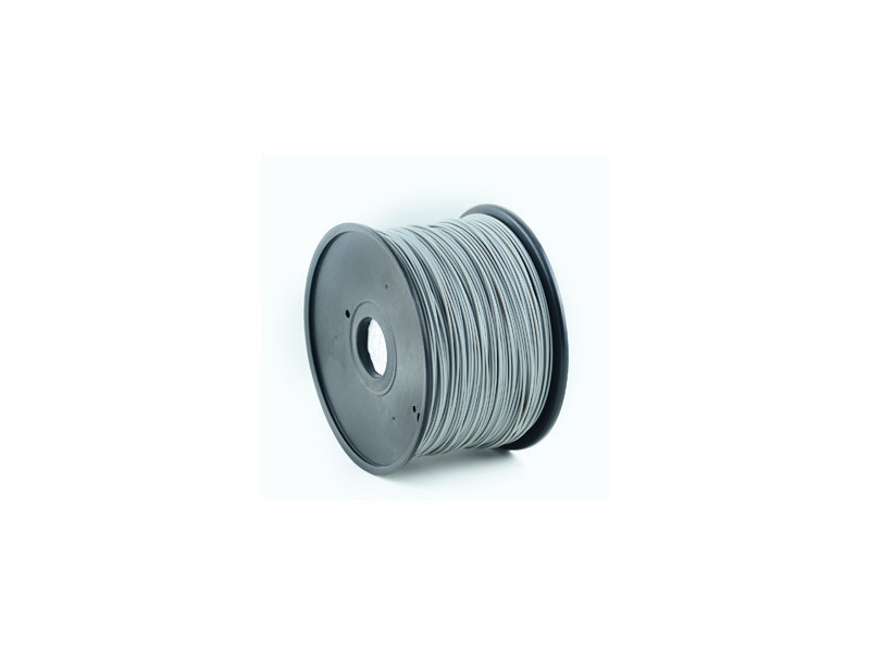 ABS plastic filament for 3D printers, 1.75 mm diameter, gray (3DP-ABS1.75-01-GR)