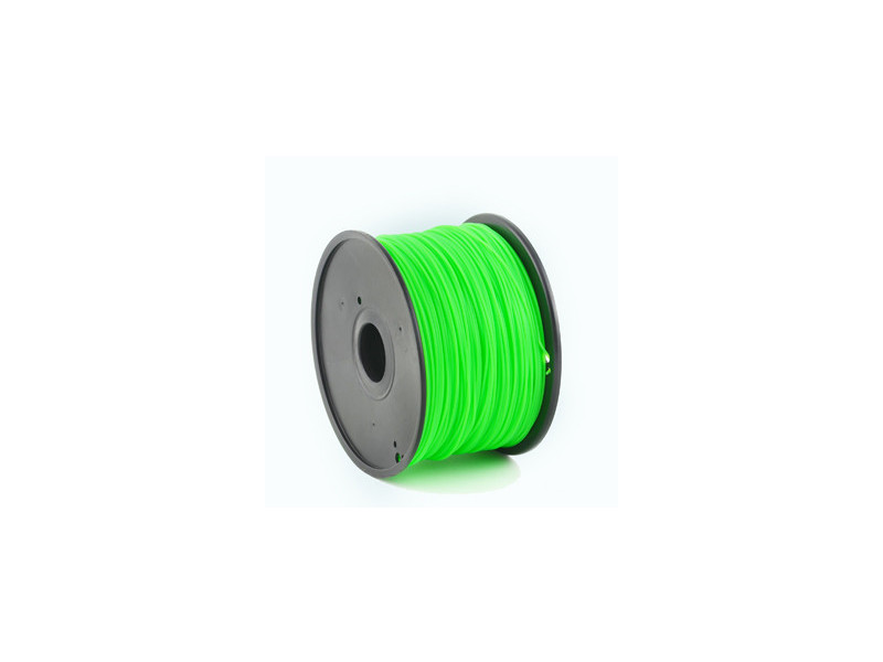 PLA plastic filament for 3D printers, 1.75 mm diameter, green (3DP-PLA1.75-01-G)