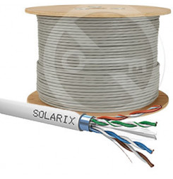 SOLARIX kábel CAT6 FTP PVC Eca 500m/cievka