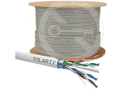 SOLARIX kábel CAT6 FTP PVC Eca 500m/cievka