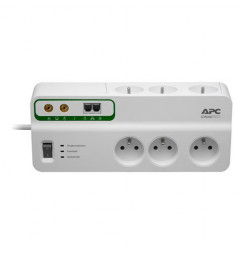 APC 6 Outlets with Phone and Coax FR
