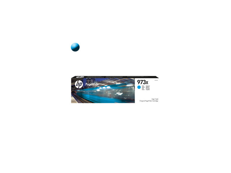 HP Cartridge PageWide F6T81AE 973X  Cyan 7000str