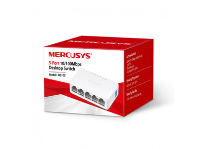 MERCUSYS 5-Port 10/100Mbps Desktop Switch MS105