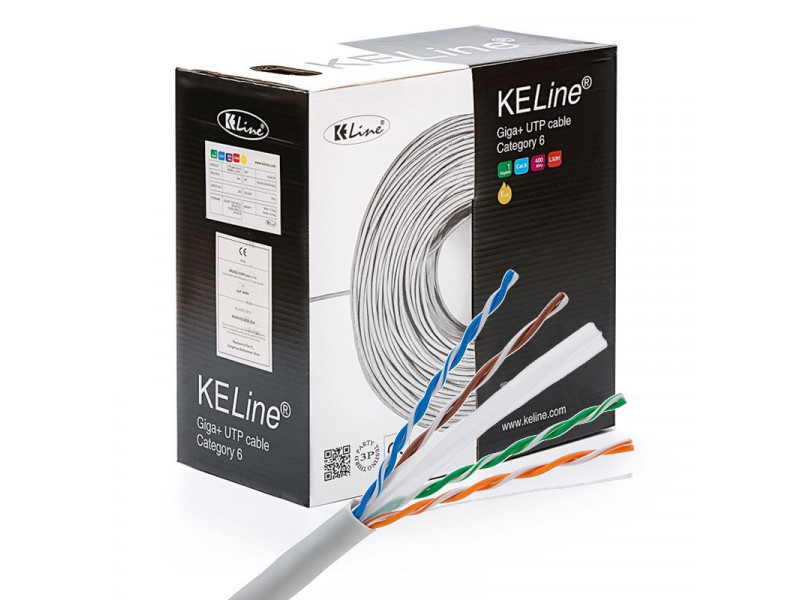 KELINE KE400U23LSOH-Dca UTP, 4x2x0,54, CAT6, 305m