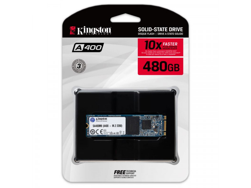 KINGSTON SSD A400 480GB/M.2 2280/M.2 SATA