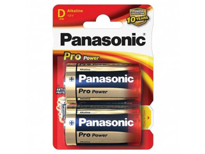 PANASONIC PRO POWER, Batérie, D, LR20, 1.5V, 2ks