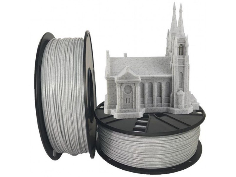 Gembird 3DP-PLA1.75-02-MAR tisková struna (filament) PLA, 1,75mm, 1kg, mramor
