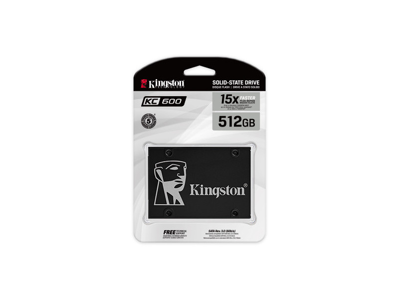 Kingston KC600 512GB, 2,5", SKC600/512G