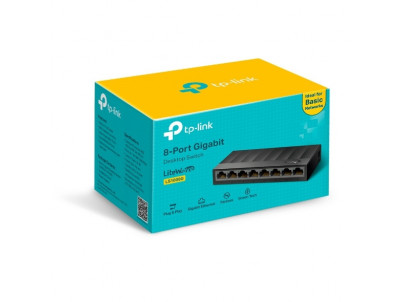 TP-Link LS1008G, Switch 8-Port/1000Mbps/Des