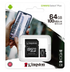 Kingston Canvas Select Plus microSDXC 64GB SDCS2/64GB