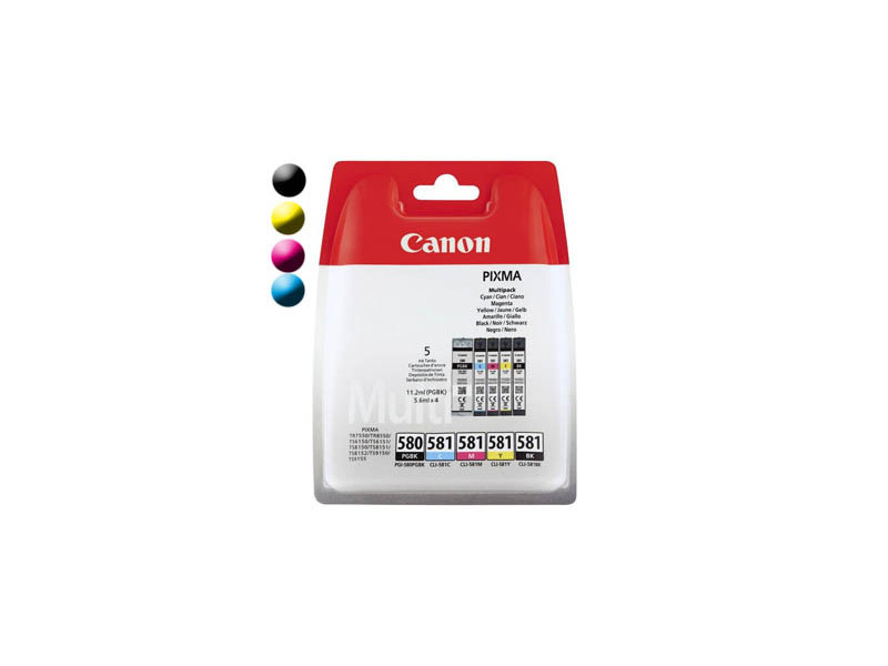 CANON Cartridge PGI-580/CLI-581 BK/CMYK MULTI BL