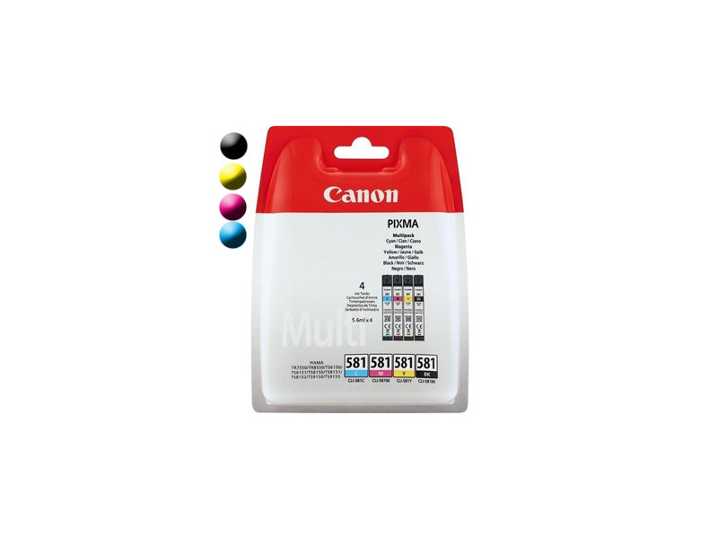 CANON Cartridge CLI-581 C/M/Y/BK MULTI BL
