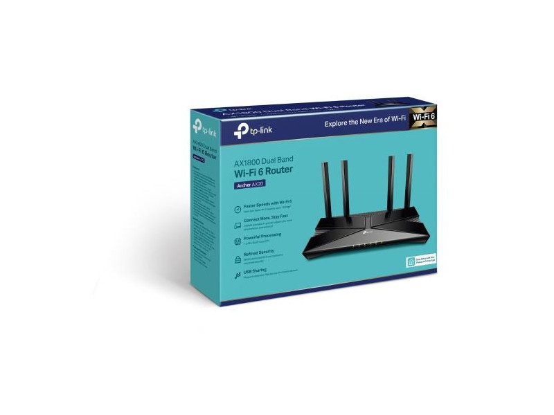 TP-Link Archer AX20, AX1800 Wi-Fi 6 Router