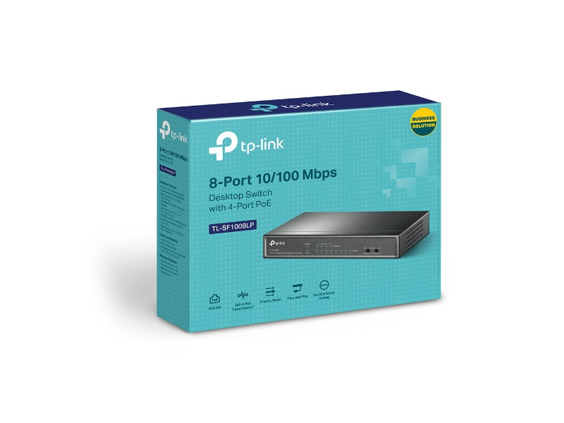 TP-Link TL-SF1008LP, Switch 8-Port/100Mbps/Des/PoE