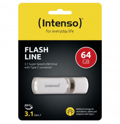 INTENSO - 64GB Flash Line Type C USB 3.1 3538490