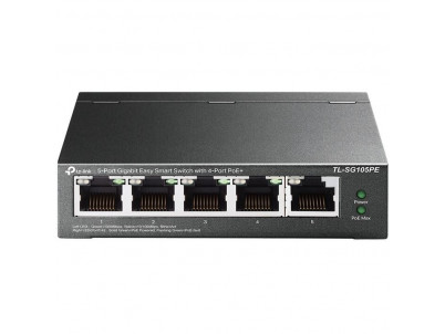 TP-Link TL-SG105PE, Switch 5-Port/1000Mbps/De/PoE+